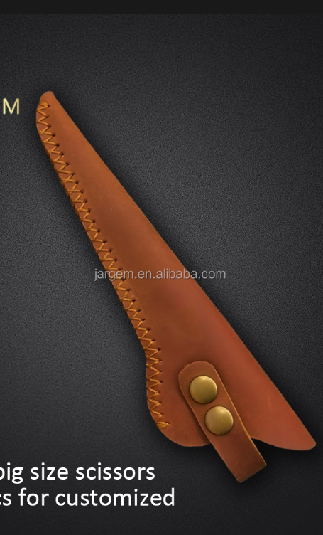 LE HOST. Premium Leather Scissors Case - Professional Tool Storage.