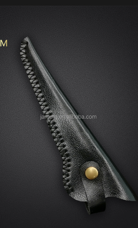 LE HOST. Premium Leather Scissors Case - Professional Tool Storage.