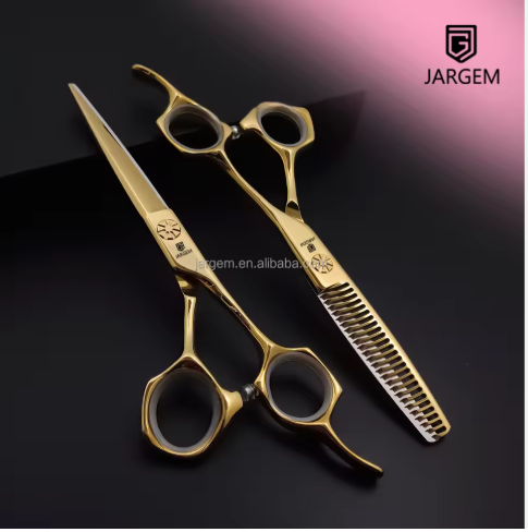 LE HOST Gold Professional Hair Scissors - 6.0 Inch Luxury Cutting Shears